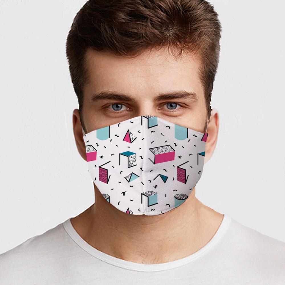 Geometric Shape Face Cover