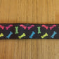 Leash/ Large/ Colorful Bones