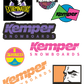 Kemper Snowboards Sticker Pack 24-Piece Assorted