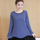 Womens Long Sleeve Layered Top