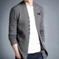 Mens Slim Fit Cardigan with Button Design