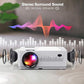 LCD Video Projector with Carrying Case HD Projector Mini Projector