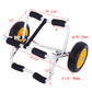 Portable 1.5MM Bend Aluminum Alloy Canoeing Trailer Cart