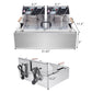 220-240V 5KW Max Stainless Steel Large Electric Fryer