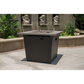 32inch Square Outdoor Propane Fire Pits Table