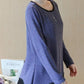 Womens Long Sleeve Layered Top