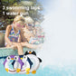 Inflatable Pool Tube for Kids 3 Packs Penguin Swim Ring Pool Floats