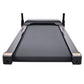 Electric treadmill with MP3 and cylinder fold type